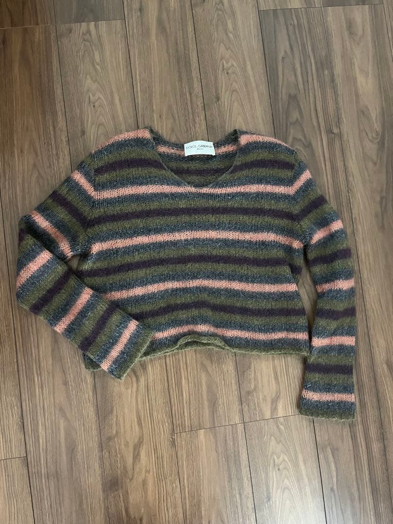ドルチェアンドガッバーナ　D&G ニット　セーター　46 ヴィンテージ　ボーダー ドルチェアンドガッバーナ D&G ニット セーター 46 ヴィンテージ