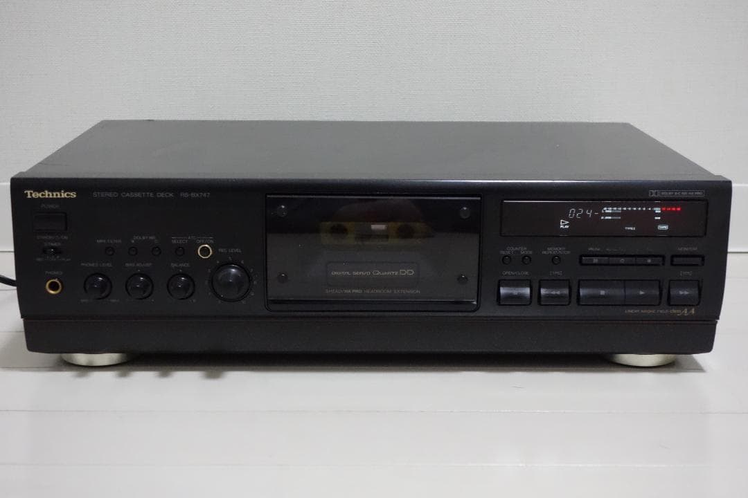希少品 3ヘッド カセットデッキ RS-BX747 Technics テクニクス Technics RS-BX747の仕様 テクニクス