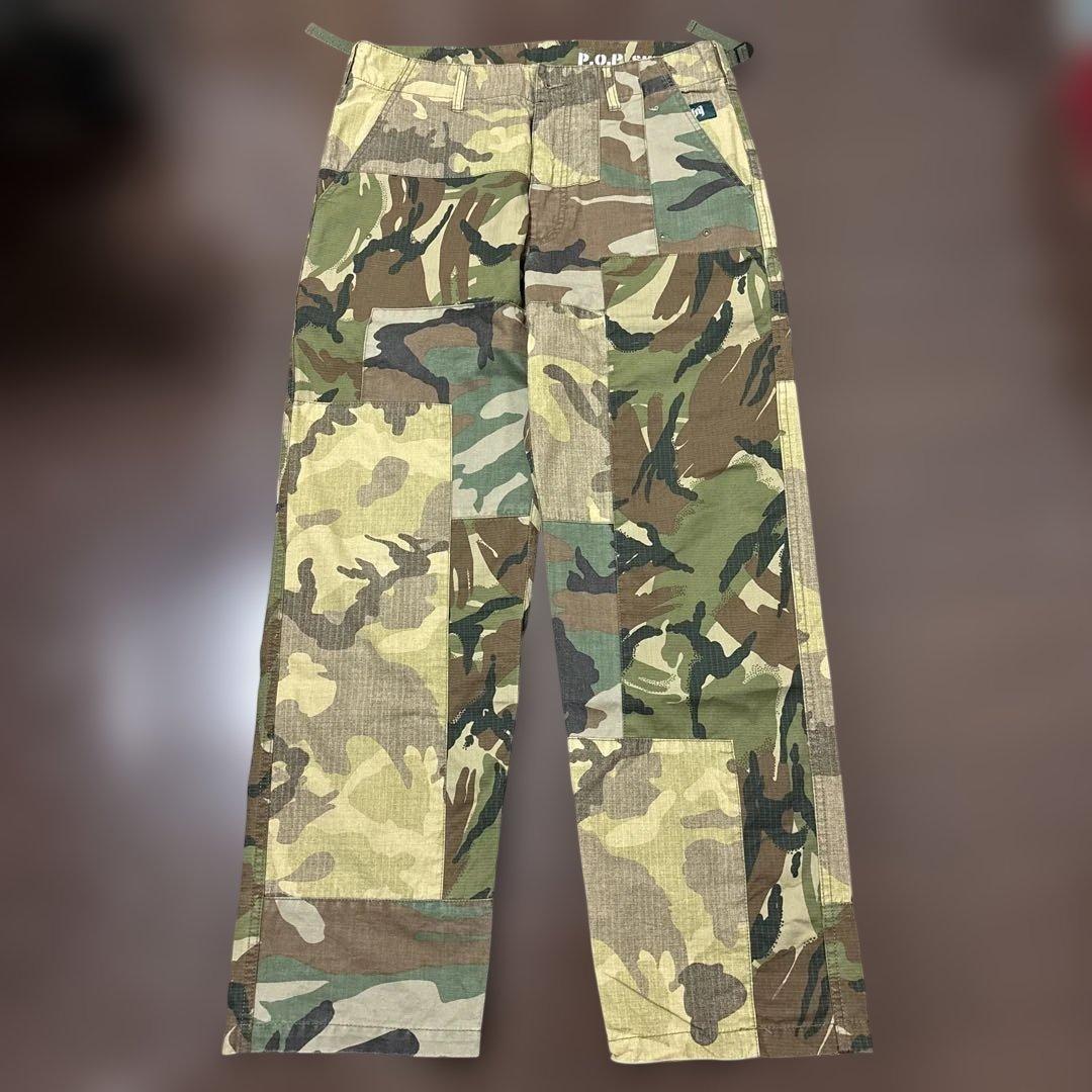 迷彩 ダブルニー バギーパンツ - メルカリ