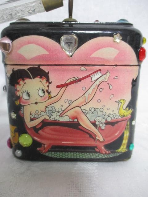 m17859☆ベティちゃん・レアアンティーク・パーティバッグ - メルカリ