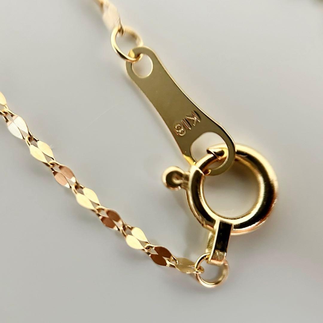 超大特価❣️新品 日本製 18金 k18 キラキラ ネックレス 40cm - メルカリ