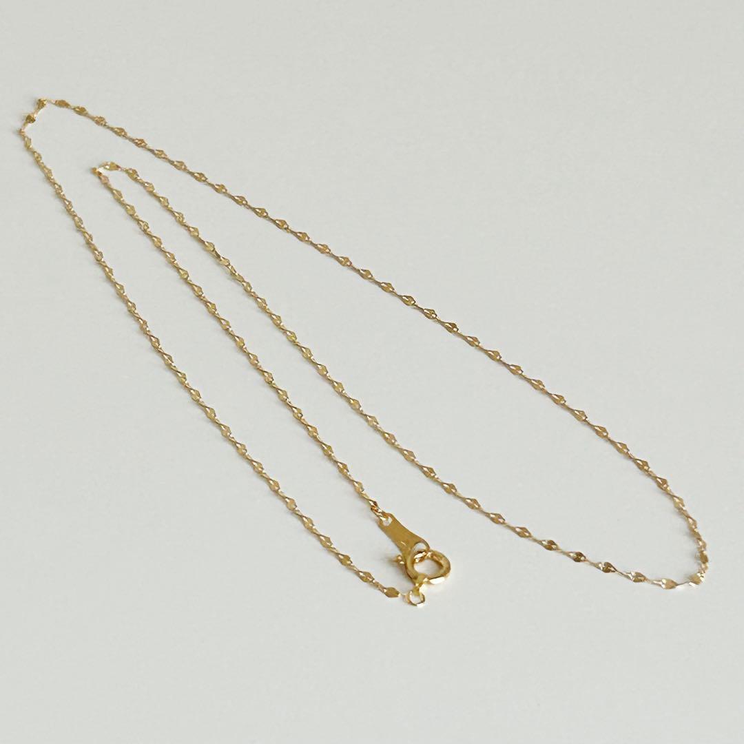 超大特価❣️新品 日本製 18金 k18 キラキラ ネックレス 40cm - メルカリ