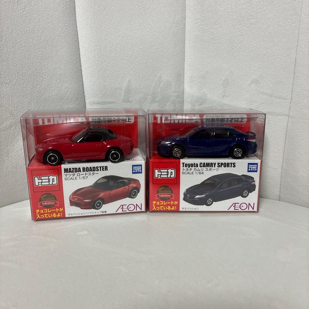 新品未使用 トミカチョコ マツダ ロードスター & トヨタ カムリ