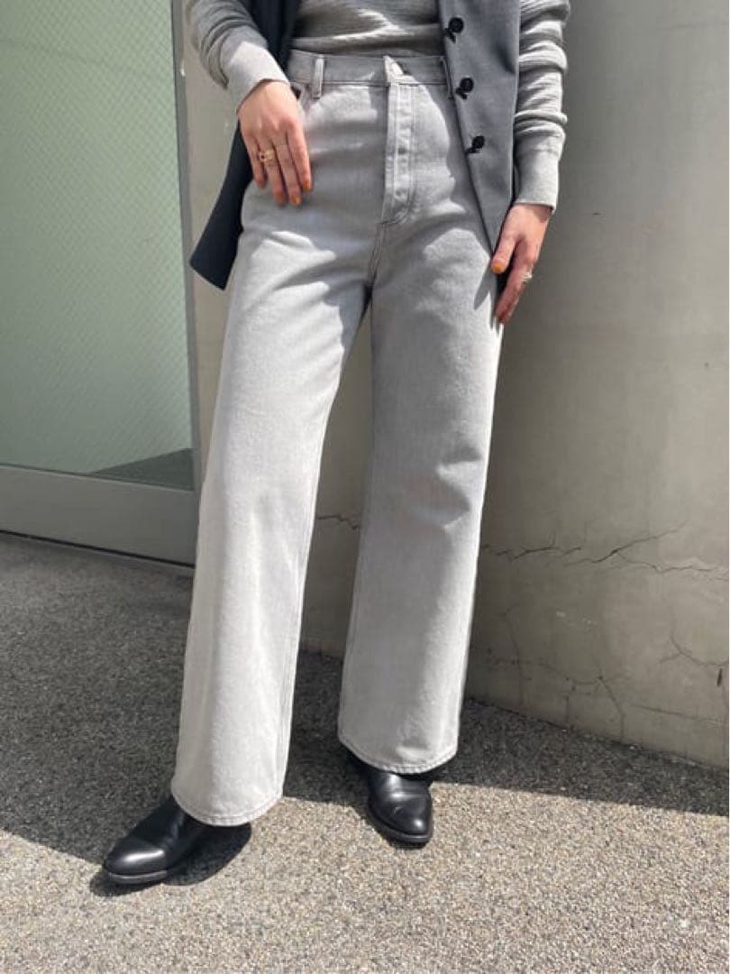 新品☆ セミワイド デニムパンツ ブラック DESPRES ¥26400 - メルカリ