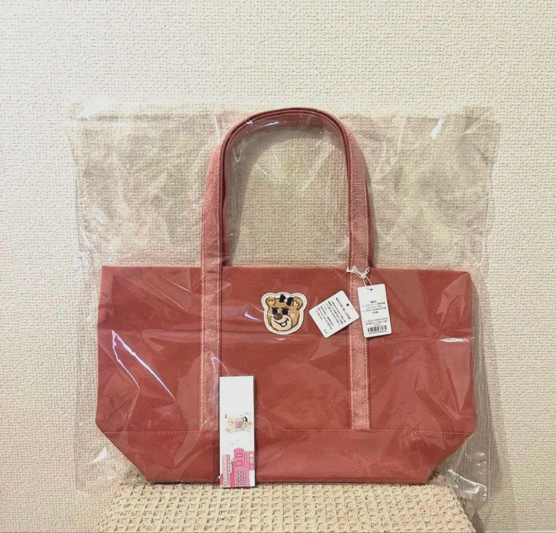 ラブラリーバイフェイラー ワッペントートバッグ オールドテディガール