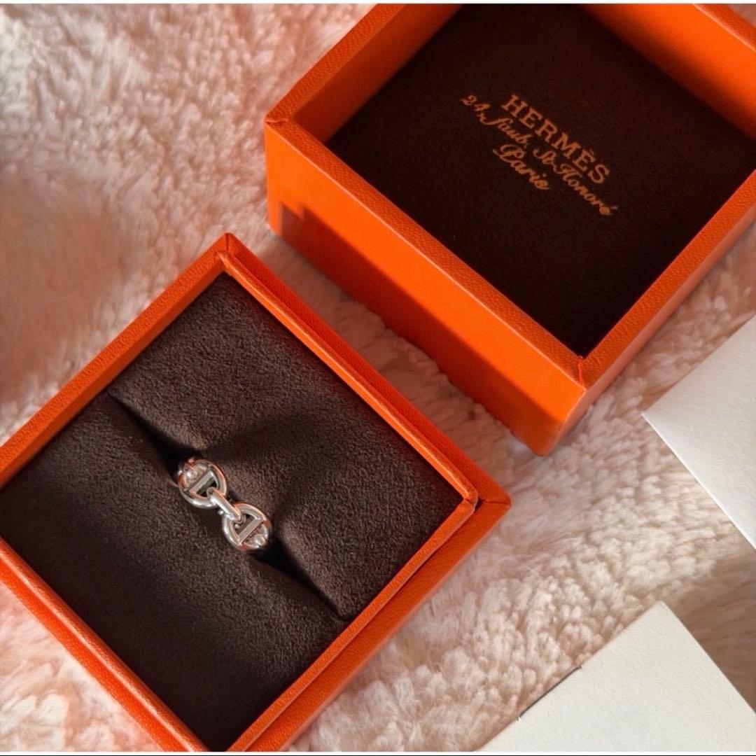 新品値下げ◎HERMESシェーヌダンクルアンシェネPM リング 10号 - メルカリ
