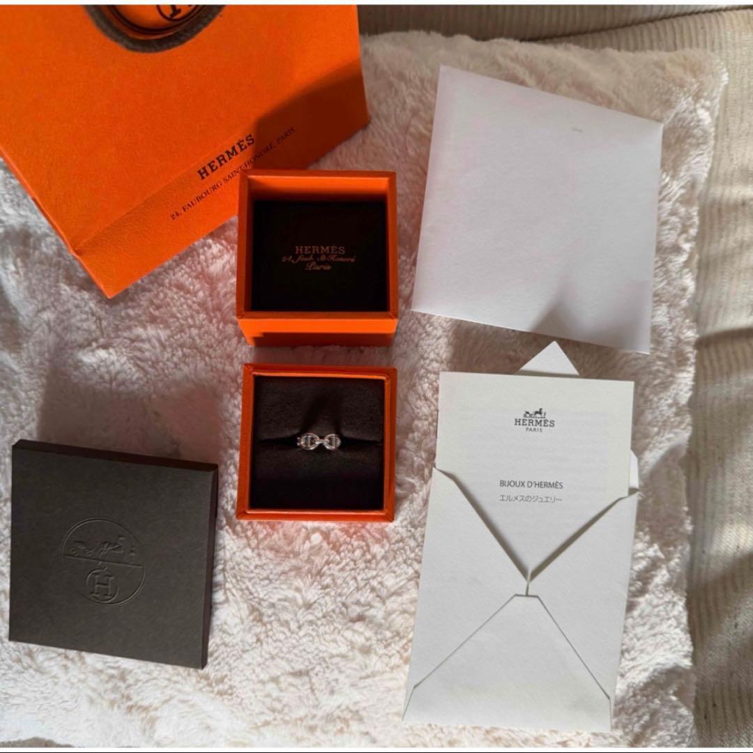 新品値下げ◎HERMESシェーヌダンクルアンシェネPM リング 10号 - メルカリ