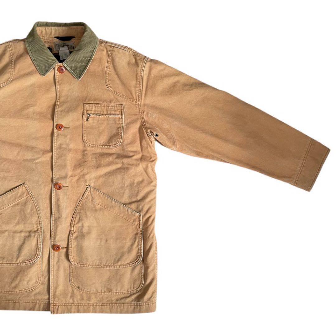 L.L.Bean 00sハンティングジャケット ライナー付きコーデュロイ襟L古着