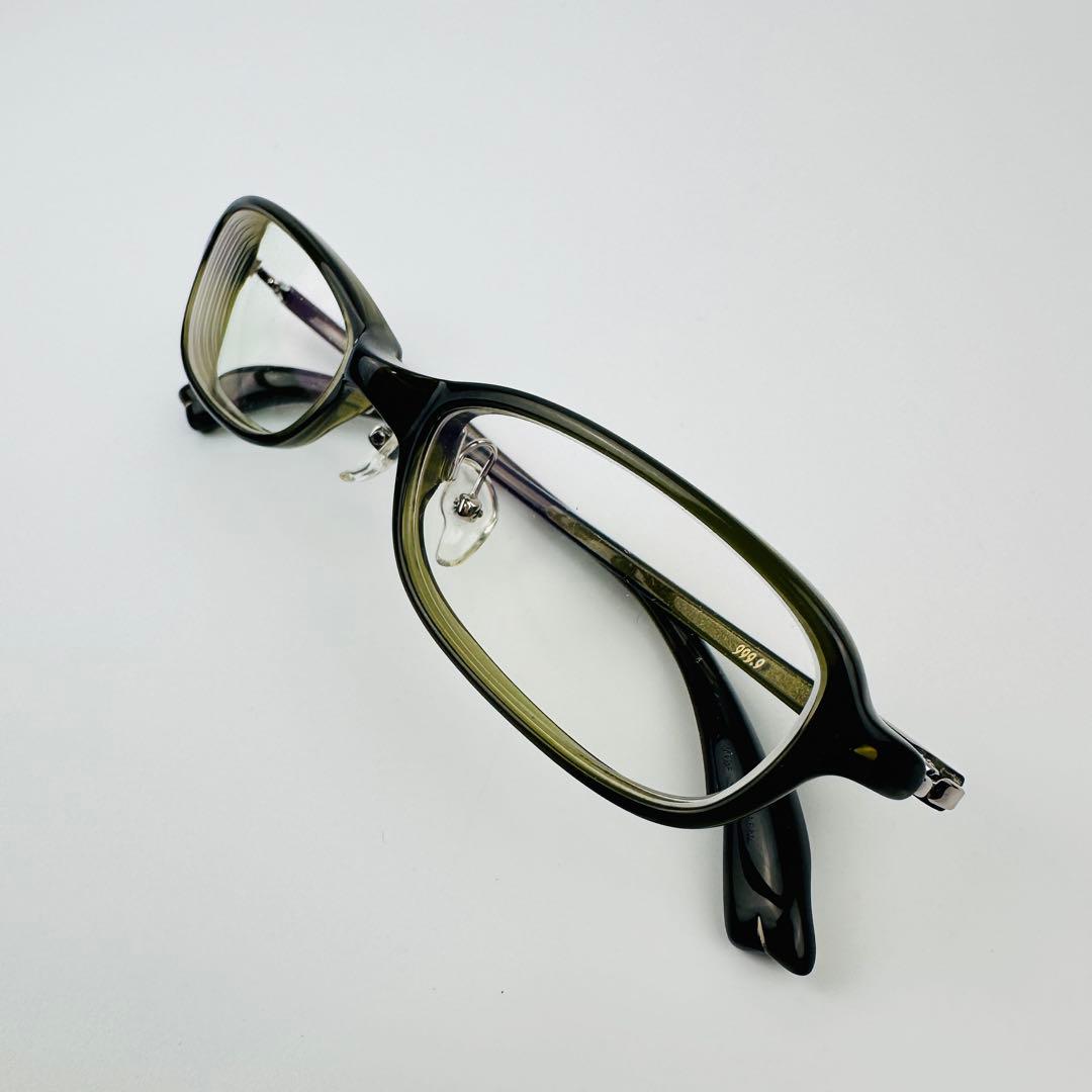 フォーナインズ 度あり眼鏡 クリアブラック ケース付 NP-13 52-18