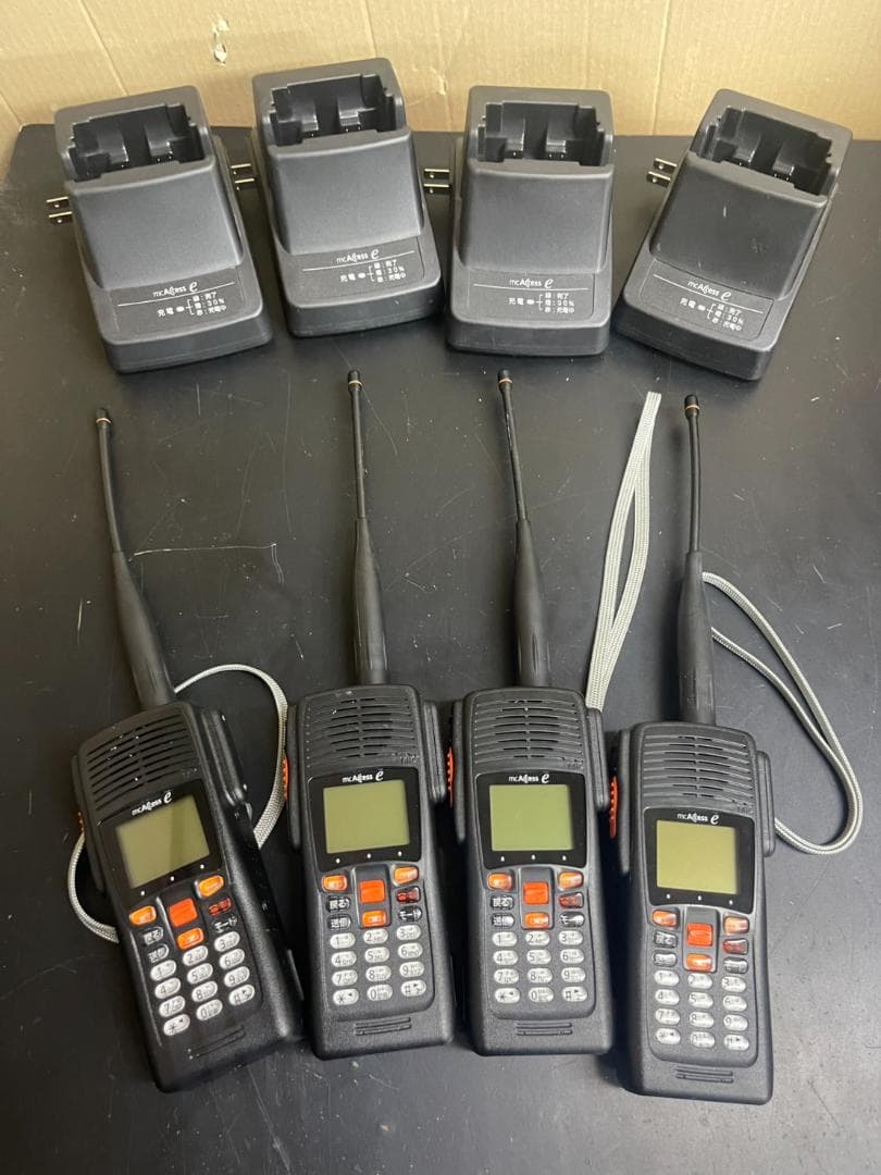 EK-6175A 携帯無線機 パナソニック 4台セット 充電器付き トランシーバー