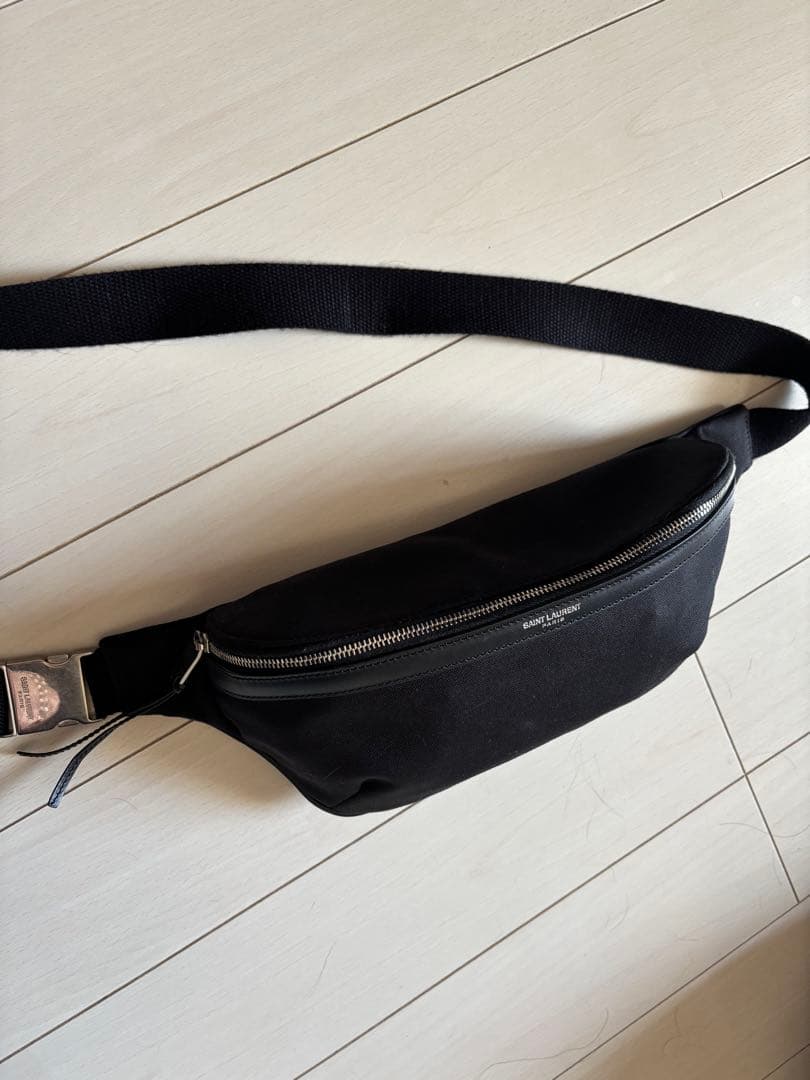 サンローラン SAINT LAURENT ボディバッグ ウエストバッグ 美品 SAINT LAURENT サンローラン ボディバッグ CLAUDIUS 590076 03U0E
