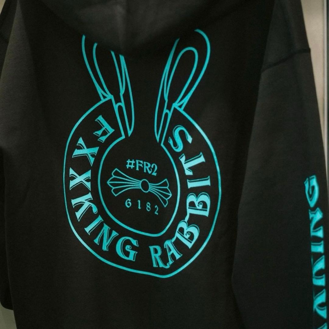 FR2 月桃 フーディー Ears Logo Zip Hoodie クロム - メルカリ