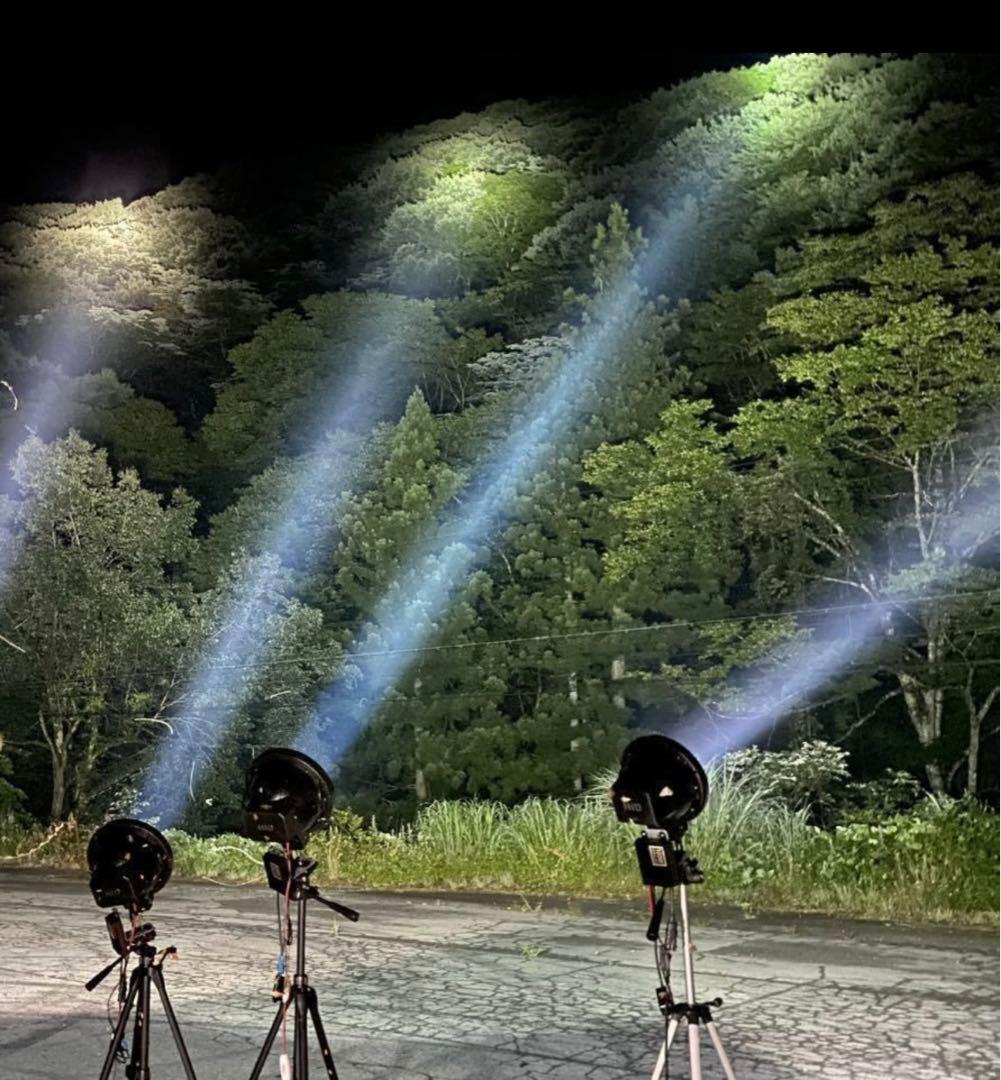 爆光 新品 強力 HID7インチ 110W 紫外線強化バルブ 灯火採集に！HID