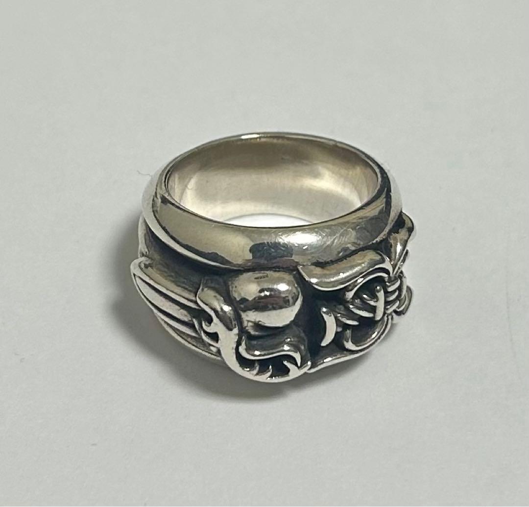 クロムハーツ　ダガーハートリング　18号　確実正規品 CHROME HEARTS（クロムハーツ） ダガーリング パヴェ ダイヤモンド 18