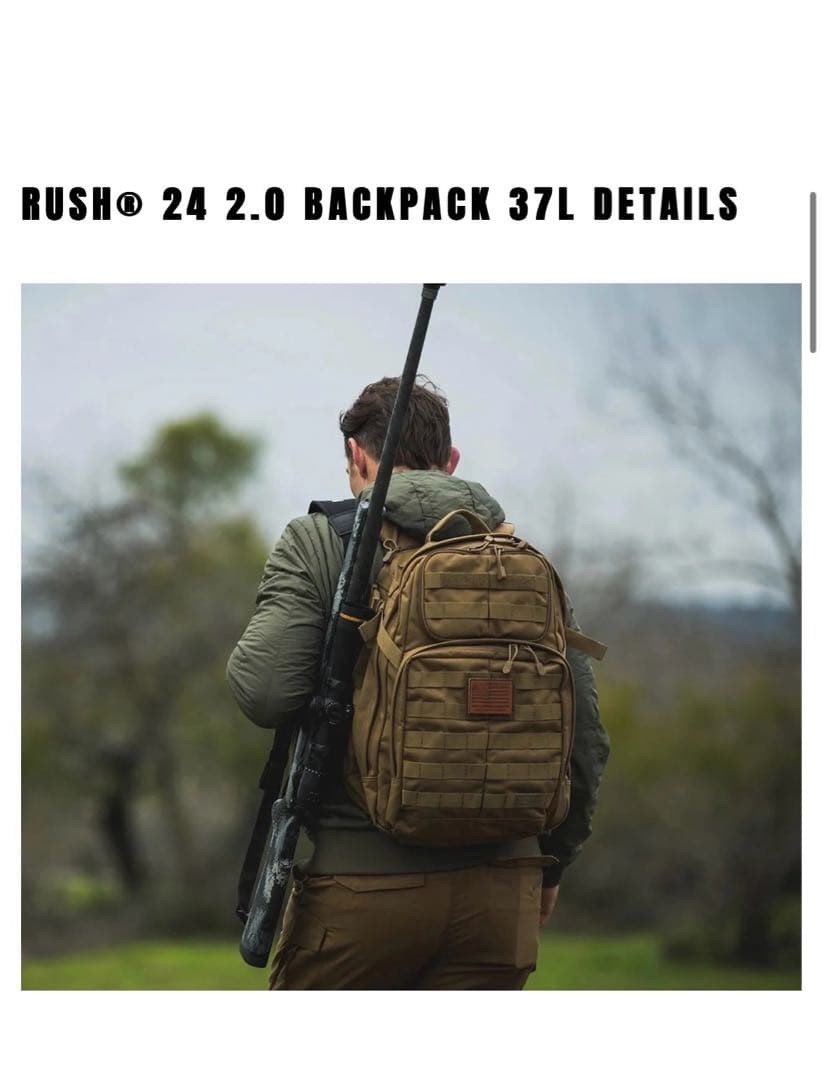 [5.11Tactical] RUSH 24 2.0 バックパック 37L