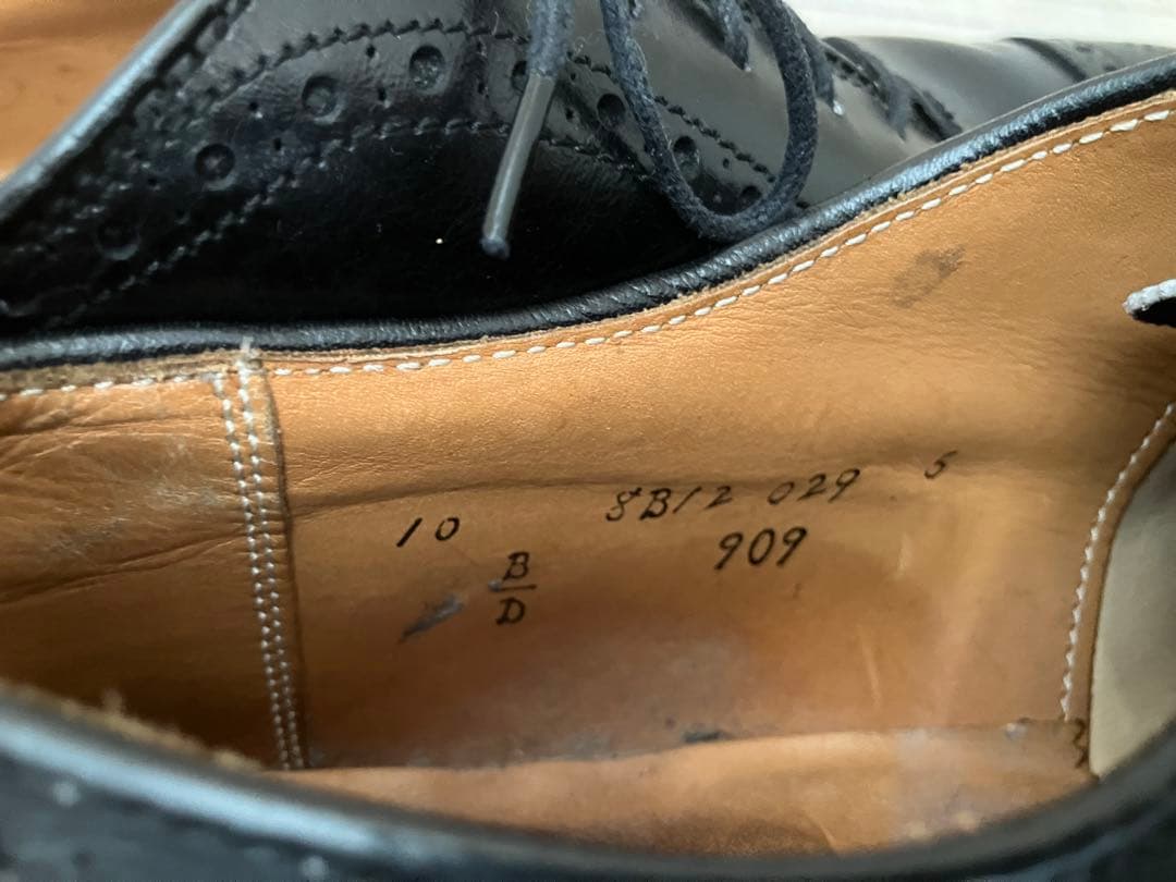 Alden 909 ウィングチップ 10実質9〜9.5inch メダリオン - メルカリ