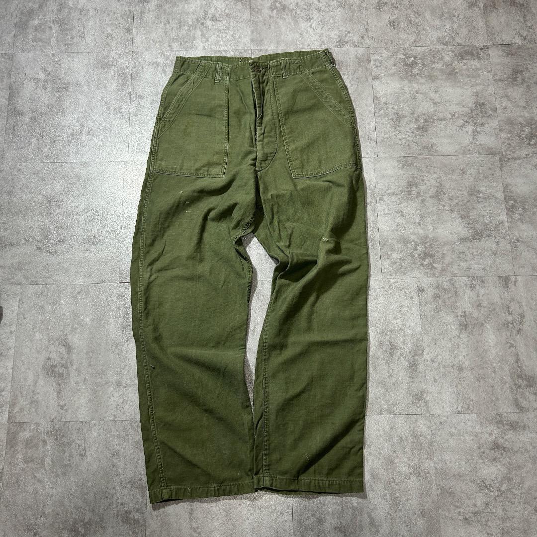 60s アメリカ軍 実物 OG107 ベイカーパンツ 34×33 - メルカリ
