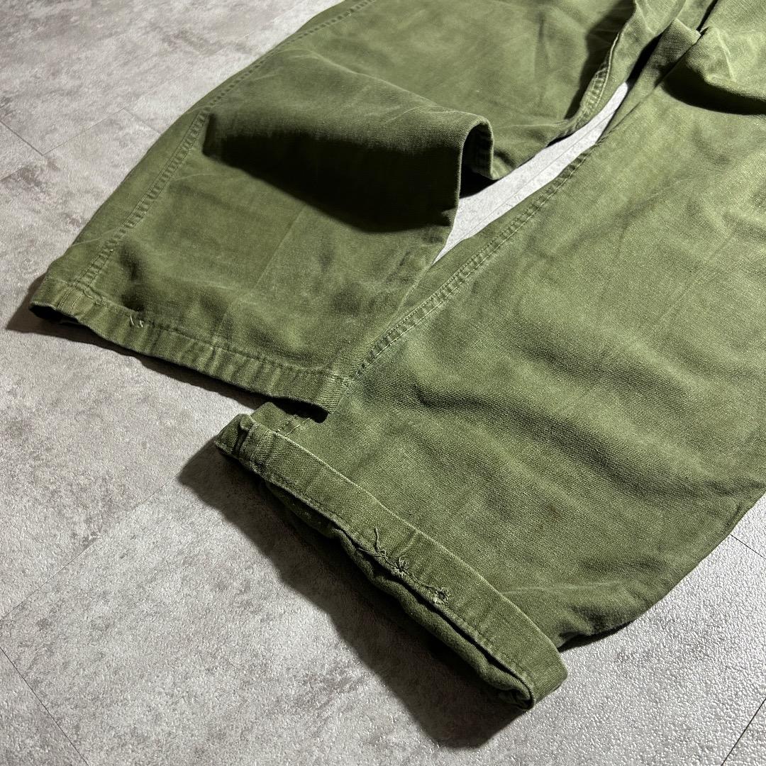 60s アメリカ軍 実物 OG107 ベイカーパンツ 34×33 - メルカリ