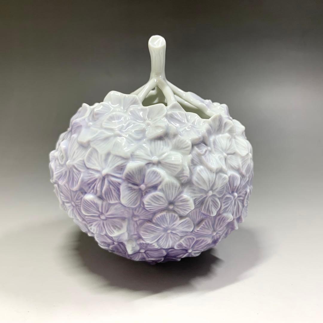 ロイヤルコペンハーゲン 紫陽花 フラワーベース 花瓶 0526-I052 - メルカリ