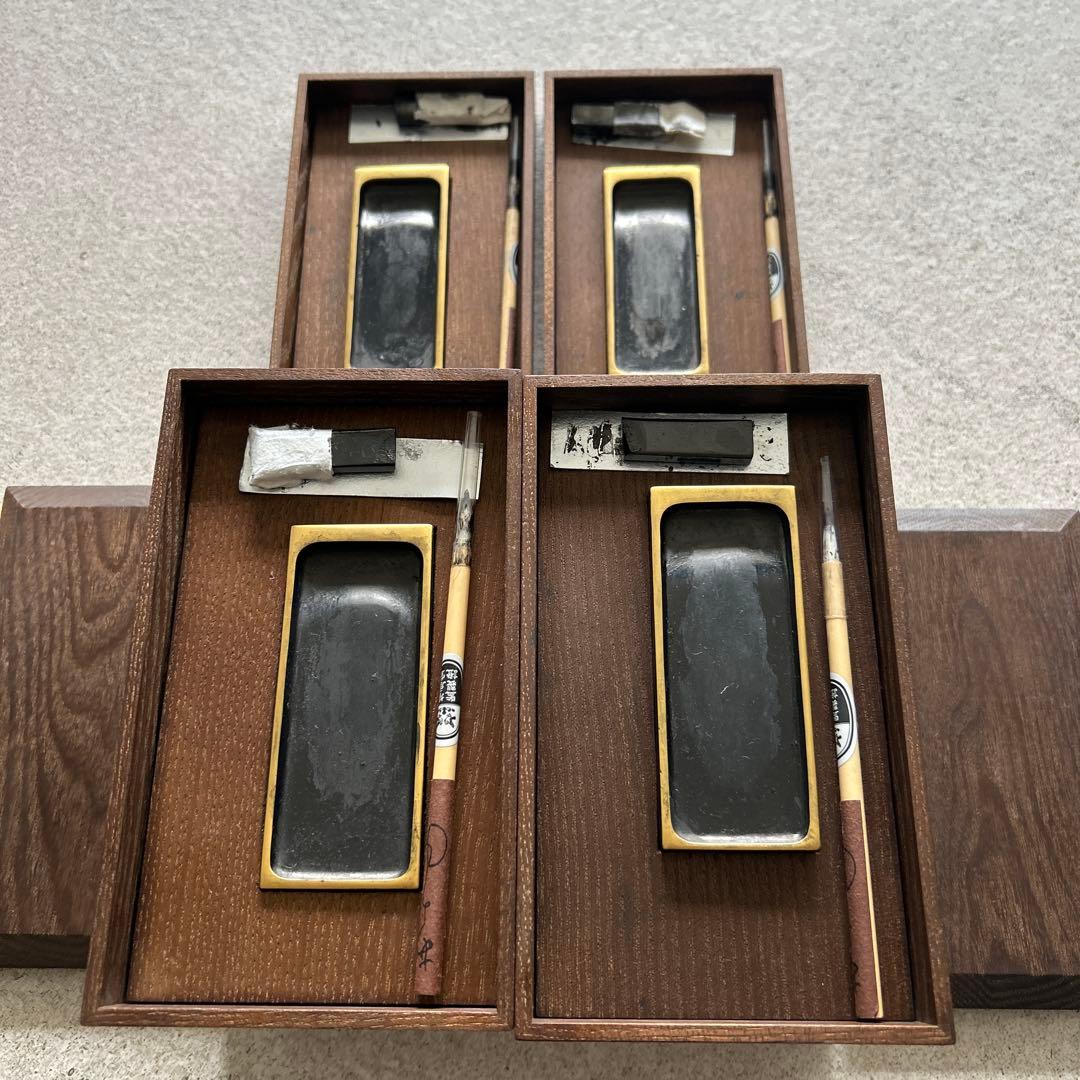 重硯箱 香道具 硯 硯箱 鳩居堂 親硯 - メルカリ