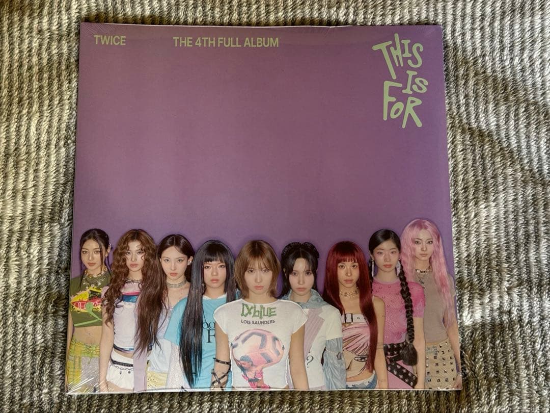 アメリカ限定○TWICE THIS IS FOR アナログ盤LP ୨୧アメリカ限定
