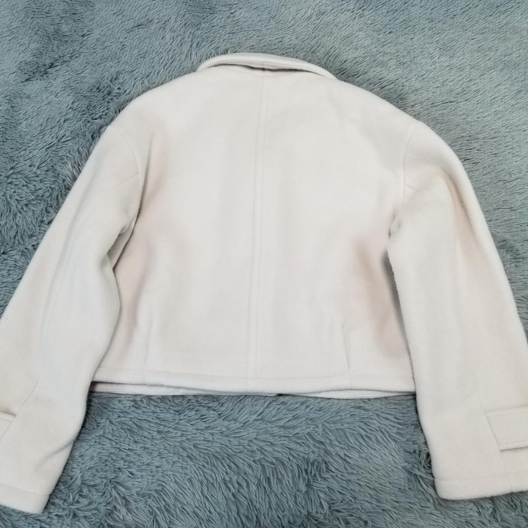 美品】24AW スナイデル ウールシャギーショートダッフル アイボリー