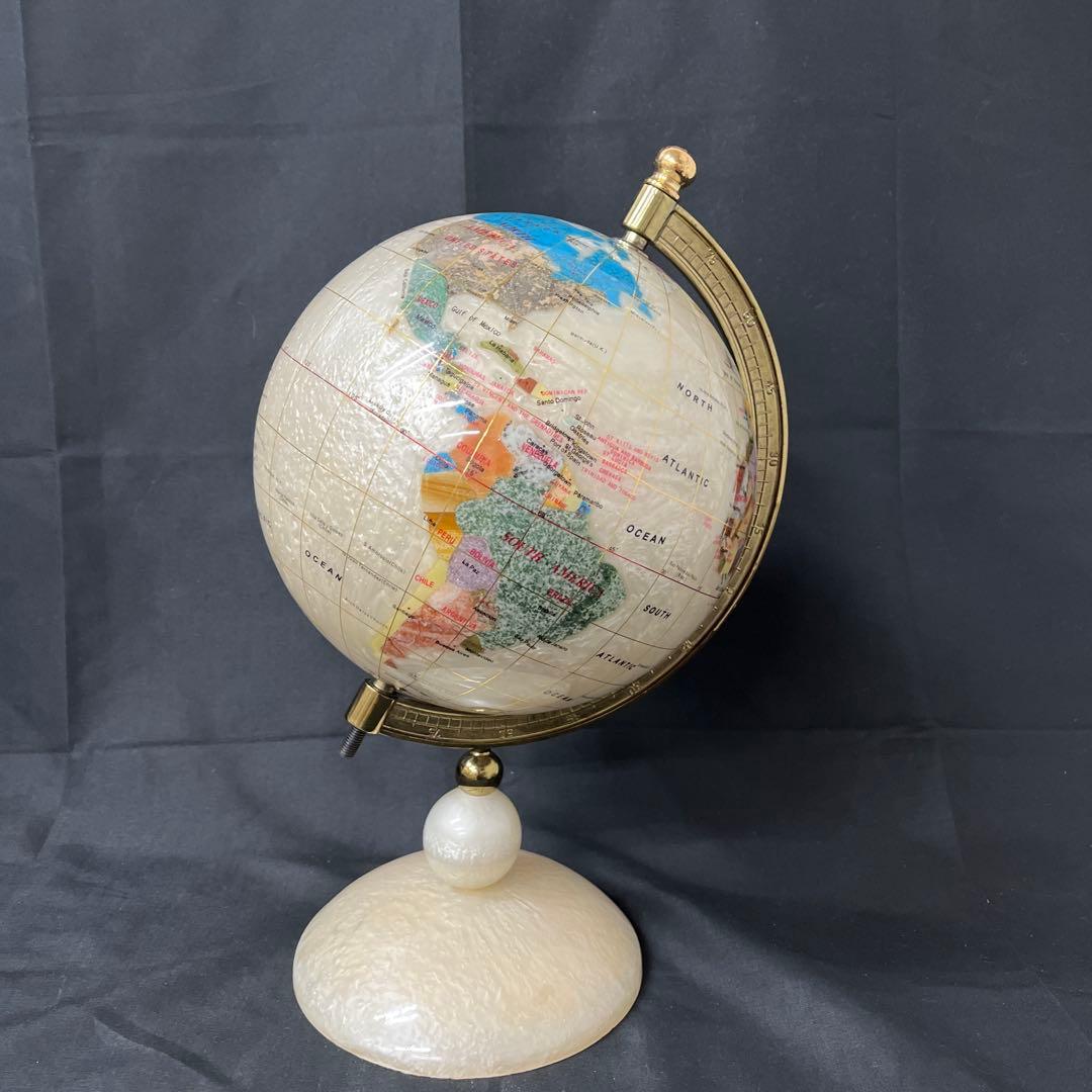 雷216 アンティーク 天然石 地球儀 パワーストーン 置物 インテリア 楽天市場】天然石 地球儀 ちきゅうぎ 天然石 インテリアストーン 置物