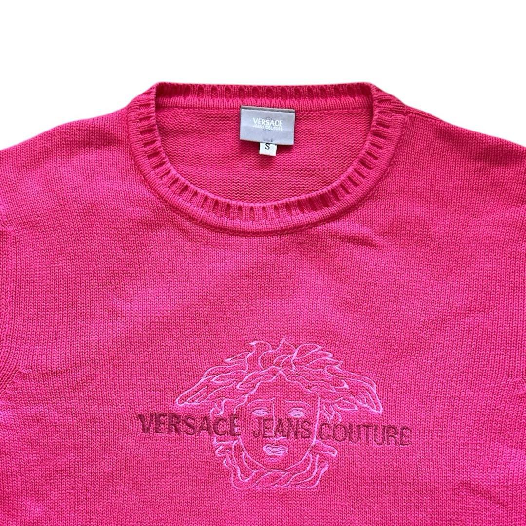 スズ様専用】ベルサーチ Versace メデューサ ニット セーター ピンク
