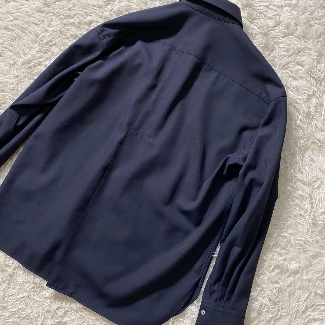 極美品】カオス 長袖シャツ オーバーサイズ リネン混 バックスリット