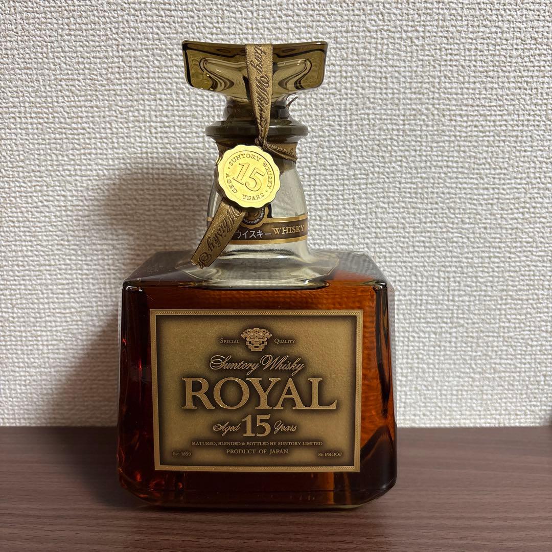 SUNTORY サントリー ローヤル 15年 ゴールドラベル 43度750ml - メルカリ