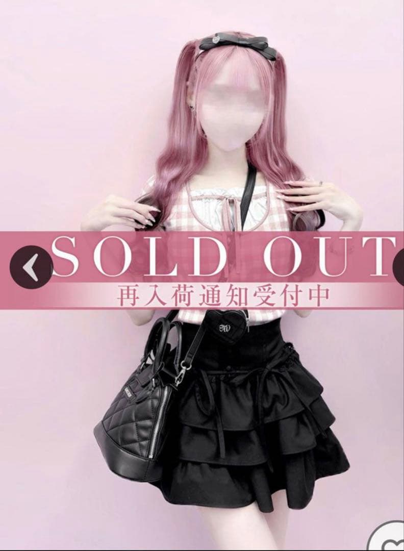 HONEY MEW ティアードフリルスカート ブラック F ハニーミュウ - メルカリ