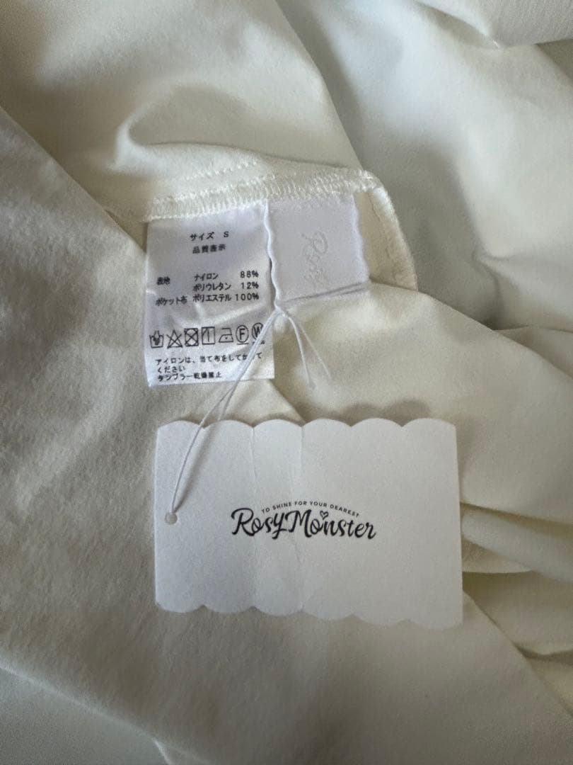 未使用】ロージーモンスター フレアシルエットオールインワン ホワイト
