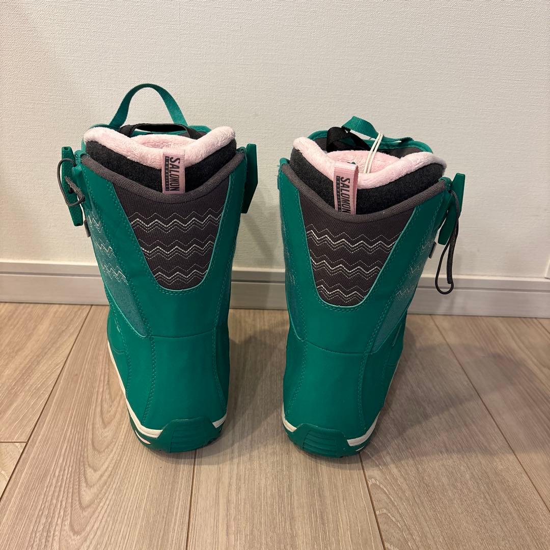 SALOMON IVY 女性用 スノーボードブーツ ターコイズ 24.0cm