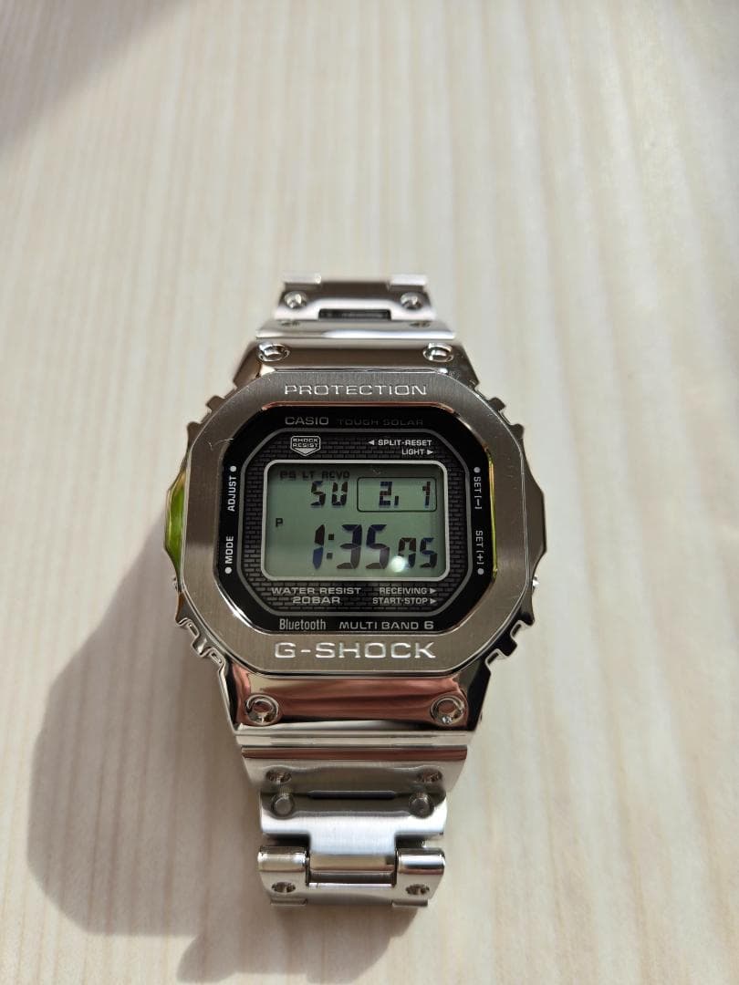 G-SHOCK GMW B5000D-1JF　保管用ポーチ他おまけつき G-SHOCK （保護フィルム付き）（豪華おまけ有） Gショック フルメタル