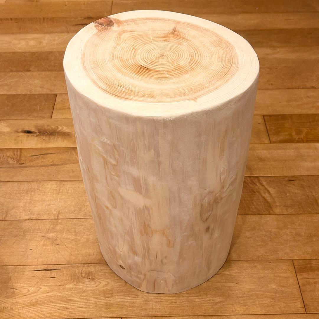 檜 丸太 椅子 スツール No.1256 - メルカリ