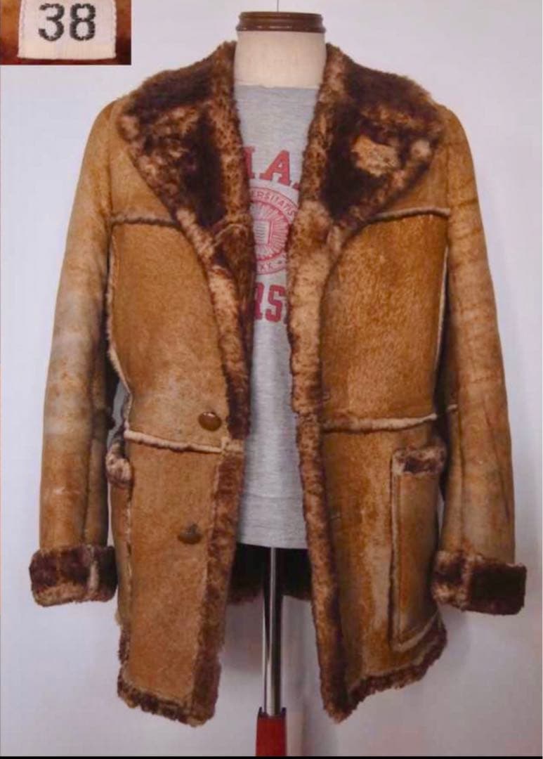 ウールリッチ　ヴィンテージ　ムートン　ランチ　コート　サイズ38 ウールリッチ ヴィンテージ ムートン ランチ コート サイズ38 ウール