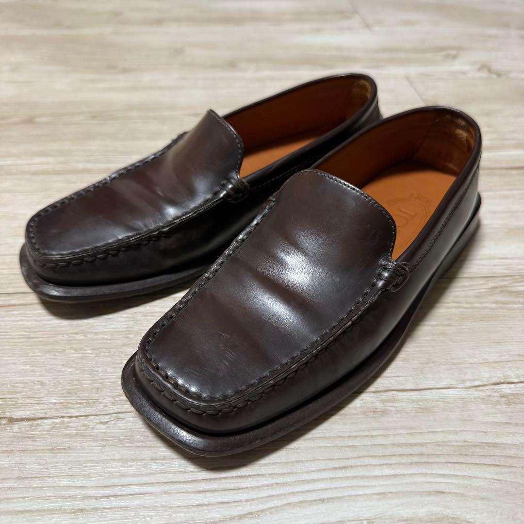 TOD'S ダークブラウン ローファー - メルカリ