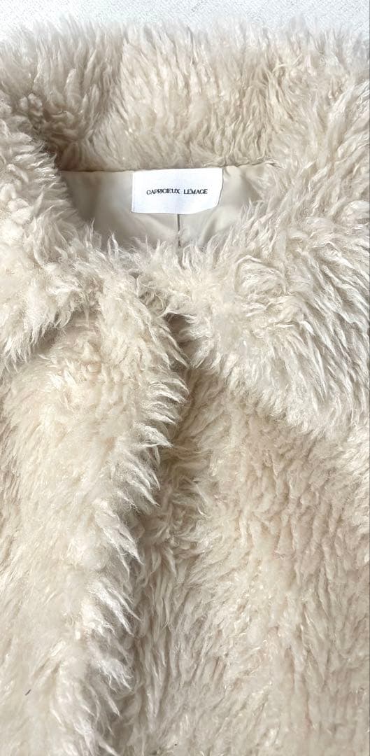 CAPRICIEUX LE'MAGE エコファーコート - メルカリ