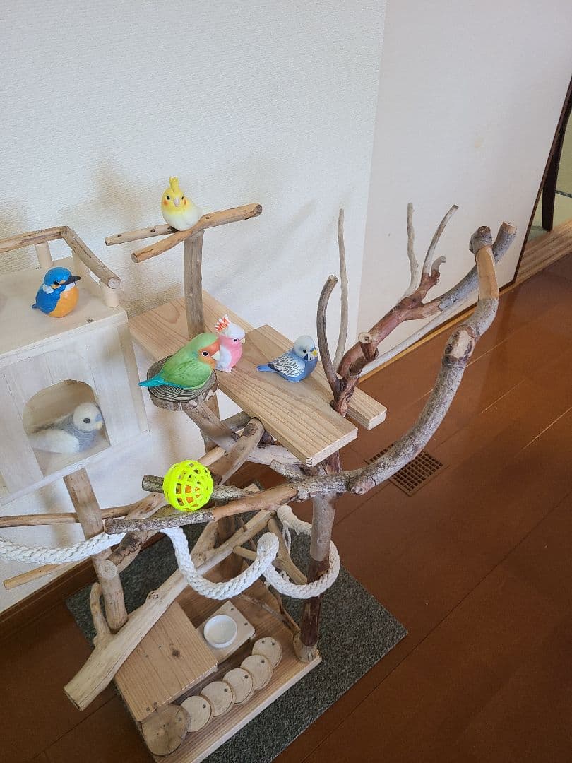 ⑥もちこ様専用オーダーページ バードアスレチック流木 ハンドメイド