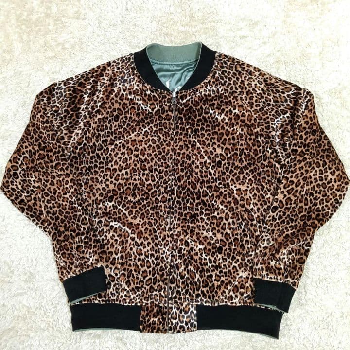 2104 美品 Rattle Trap スカジャン リバーシブル 刺繍 豹柄 - メルカリ