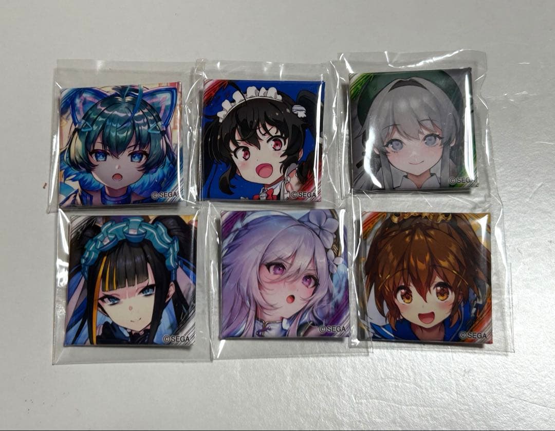 新品未開封】英傑大戦 缶バッジ チュウニズム コラボ 全6種セット