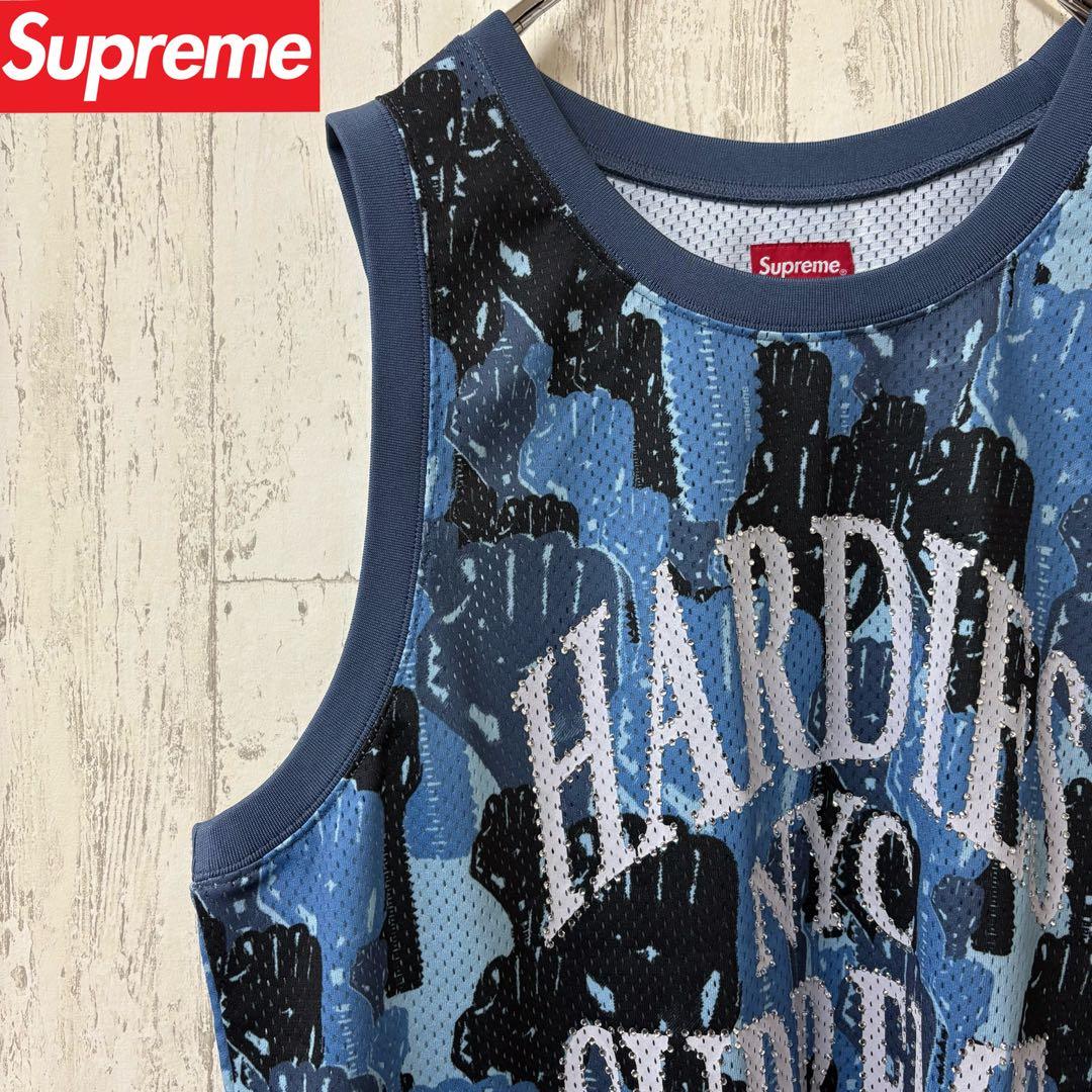 【激レア】SUPREME シュプリーム　ゲームシャツ　タンクトップ　完売モデル ☆Supreme×ナイキコラボ☆入手困難☆ ポジット タンクトップ (Supreme