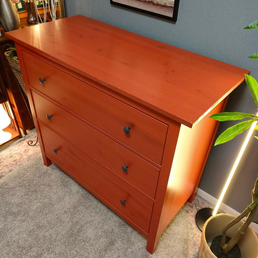 廃盤色】IKEA HEMNES イケア ヘムネス 3段チェスト - メルカリ