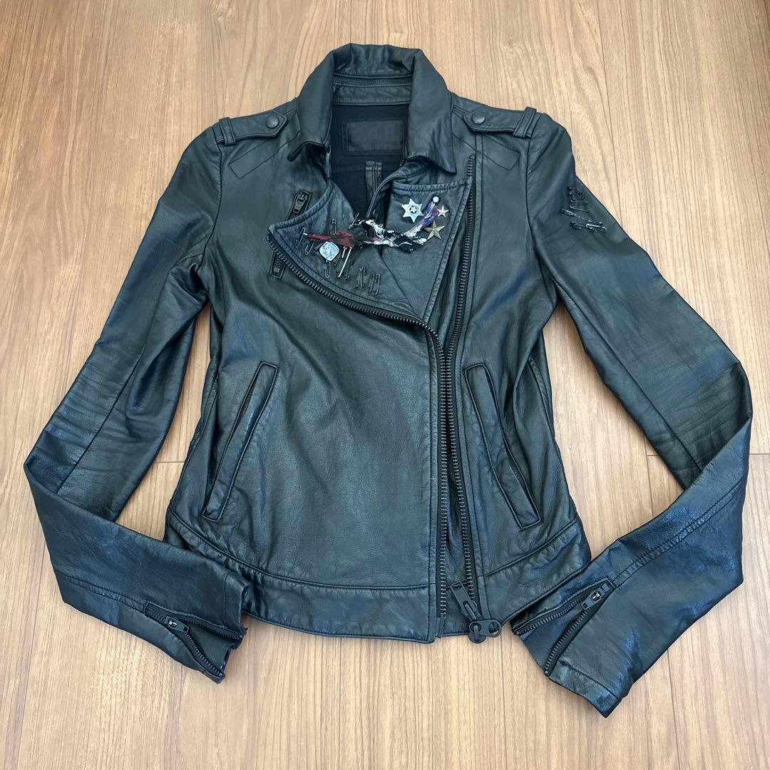 ルグランブルー　LGB MANIAC CORP レザージャケット　レア　希少品 楽天市場】L.G.B. ルグランブルー ライダース ジャケット 羊革