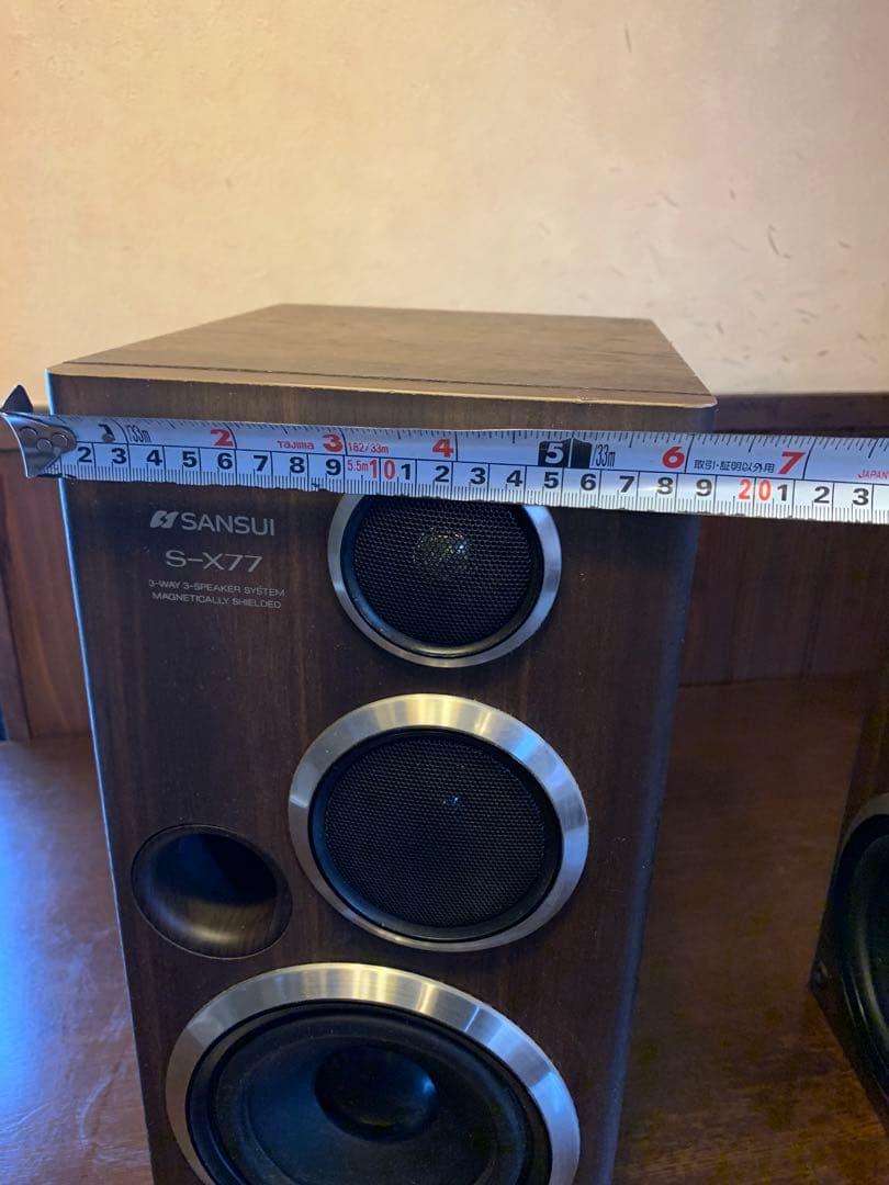 SANSUI S-X77 3ウェイスピーカー - メルカリ