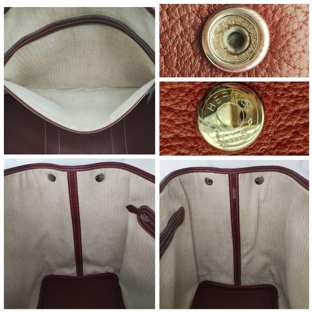 HERMES ガーデンパーティ ネゴンダPM ルージュアッシュ □K刻印 - メルカリ