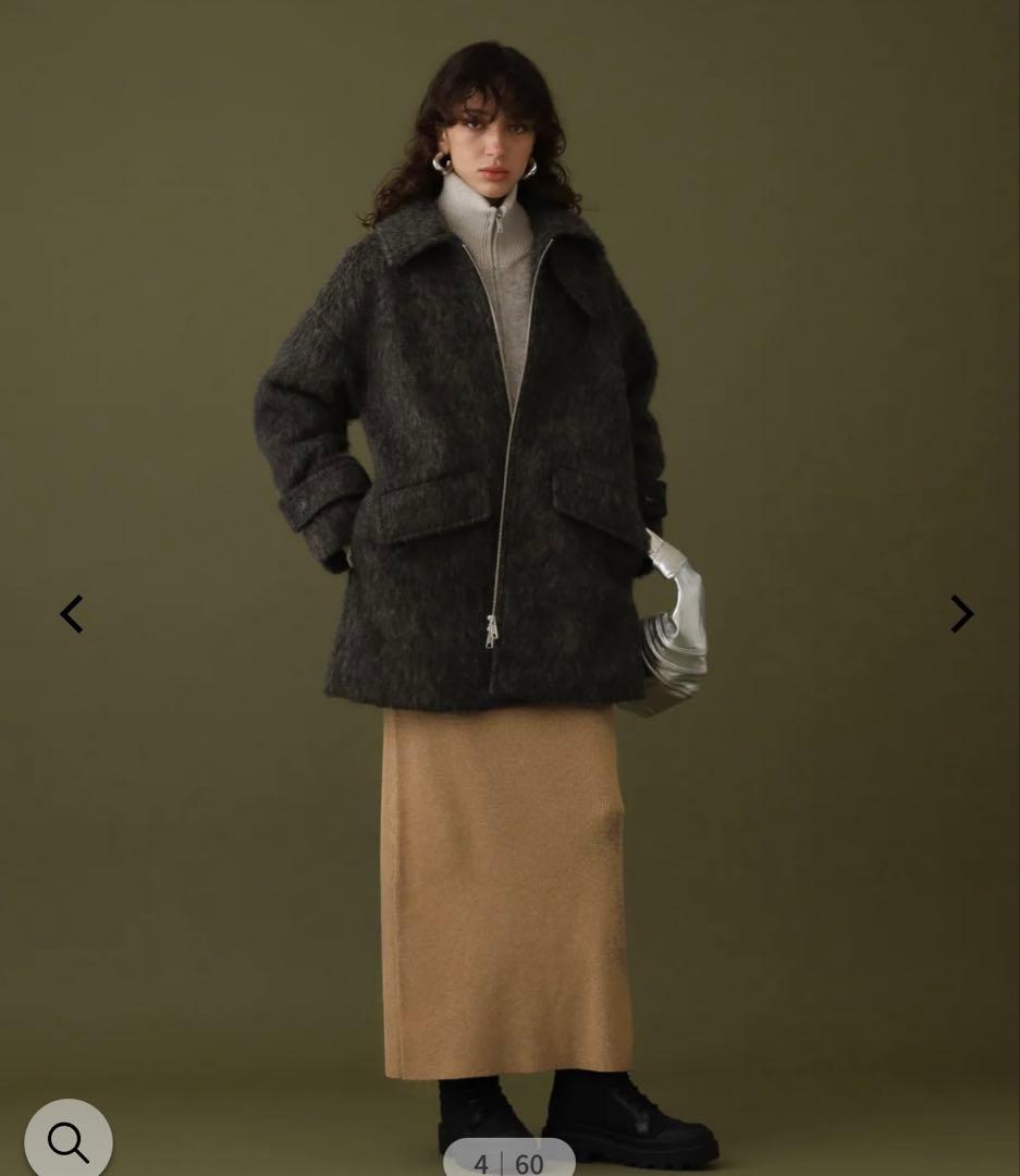 タグ付き DISPATCHER NO.8 シャギーハーフコート - メルカリ