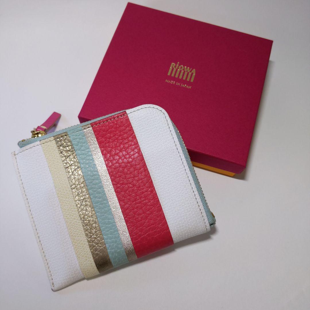 RIOWA riowa リオワ コインケース ミニウォレット ミニ財布 白 - メルカリ