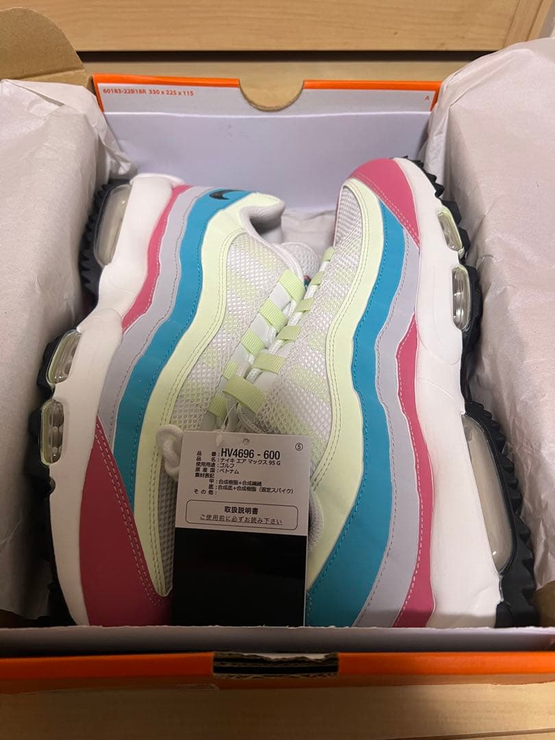 新品未使用　ナイキ　ゴルフシューズ　エアマックス95 27.5cm