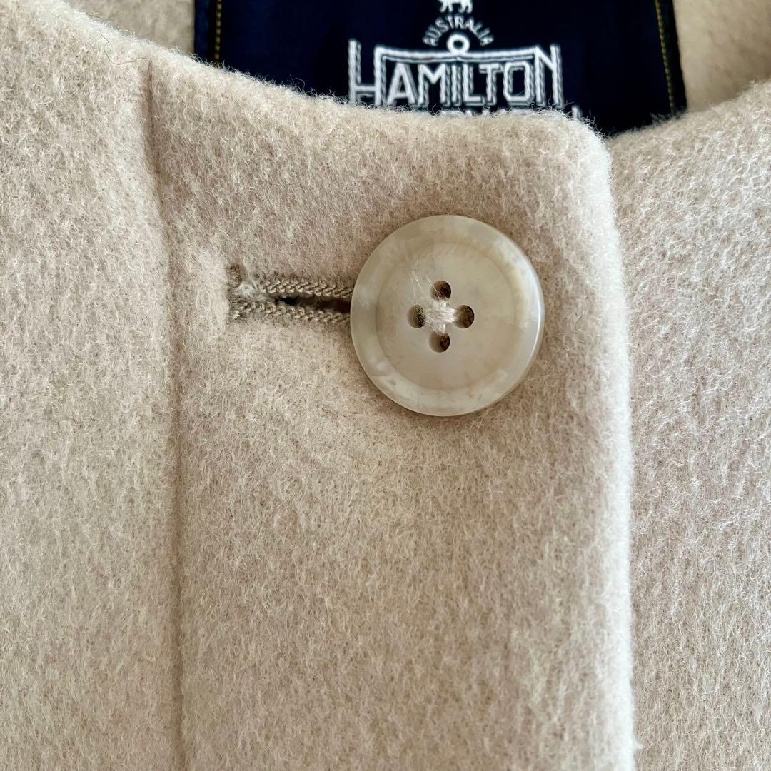 未使用✨SLOBE IENAハミルトン ノーカラーウールコート 36 ベージュ